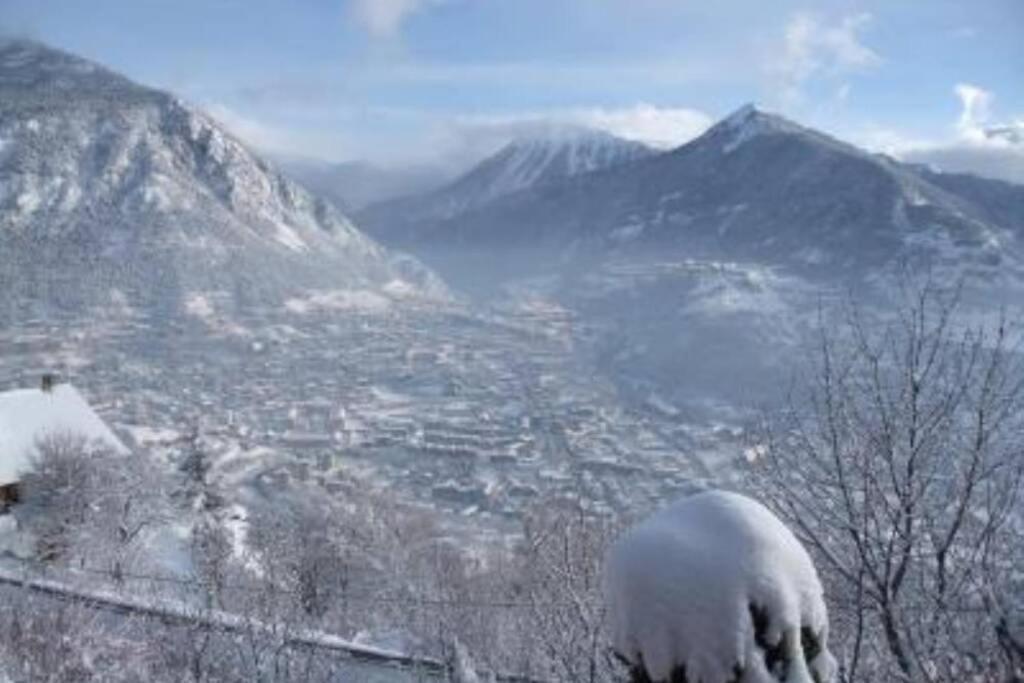 Chalet Serre Chevalier Avec Vue Exceptionnelle Puy-Saint-Pierre Exterior photo