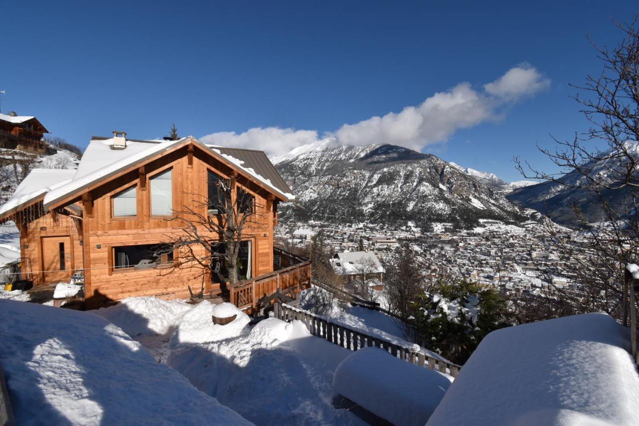 Chalet Serre Chevalier Avec Vue Exceptionnelle Puy-Saint-Pierre Exterior photo
